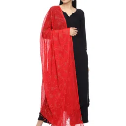 Tulip Eden Pack Of 2 Floral Printed Dupatta image 4