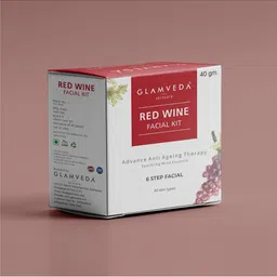 GLAMVEDA Red Wine Advance Anti Ageing Facial Kit 40 g image 1