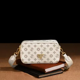 LAVIE Signature Brand Logo Printed Hawaii Structured Small Sling Bag image 2