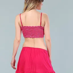 Be You Pink & Red Net Baby Doll image 3