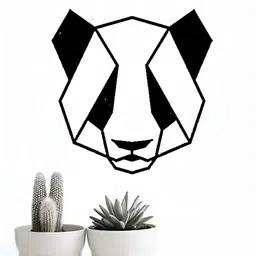 Gojeeva Black 1 Piece Wood Wall Paintings image 1