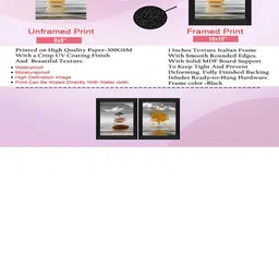 SAF Grey & Black 3 Pieces Nature-Painted Wall Art image 3