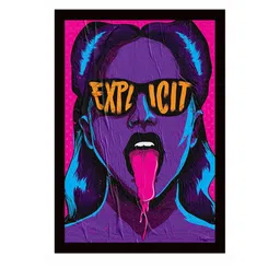 Gallery99 Purple & Pink Abstract Explicit Wall Art image 3