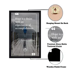 Gallery99 Grey Motivational Quote Texture Paper Wall Art image 2