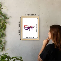 SAF Green & Yellow 3 Piece Birds and Animals Wooden Painting Wall Art image 5