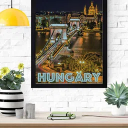 Gallery99 Multicolored Budapest Hungary Framed Wall Art image 1