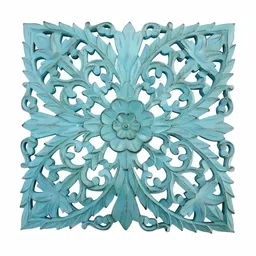 VAS collection home Blue Textured Wooden Wall Decor-picture-41