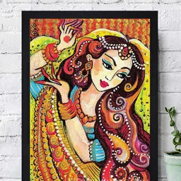 Gallery99 Multicolored Contemporary Art Print Framed Wall Art image 2