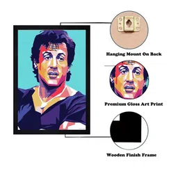 Gallery99 Multicoloured Rocky Paper Framed Wall Art image 4