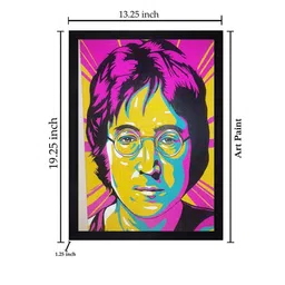 Gallery99 Multicolored John Lennon Art Print Framed Wall Art image 5
