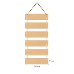 SAF Pink & Black 5-Layered  Welcome To Our Sweet Home Printed Wooden Wall Hanging image 4