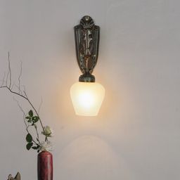 Fos Lighting Brown Medieval Cast Aluminium Brown Stallion Wall Lamp-picture-2