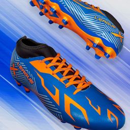 VECTOR X Unisex Printed Fixed Cleats Lace-Up Football Shoes-picture-8
