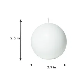 Aromatic Fables White 2 Pieces Round Scented Candles image 4