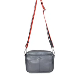 Sassora Textured Leather Structured Sling Bag image 2