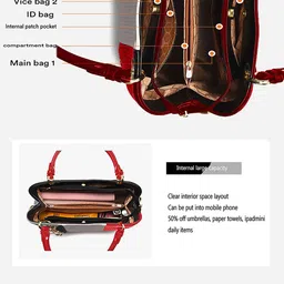 SYGA Colourblocked Handheld Bag image 4