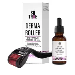 SOTRUE Hair Growth Serum 30ml With 0.5mm Derma Roller-image-60