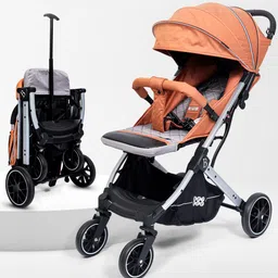 BeyBee Infants Stroller With 5 Point Safety Harness & Reversible Handlebar-picture-39