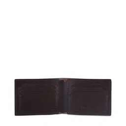 LOUIS STITCH Men Textured Leather Two Fold Wallet image 3