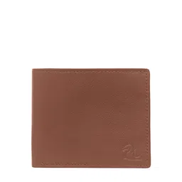 Kara Men Tan Brown Solid Two Fold Leather Wallet-picture-19