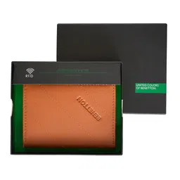 United Colors of Benetton Leather Two Fold Wallet-image-7