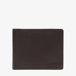 Teakwood Leathers Men Brown Textured Leather RFID Two Fold Wallet image 4