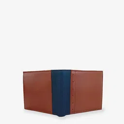 THE MESSY CORNER Men Solid Two Fold Wallet image 3