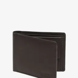 Teakwood Leathers Men Brown Textured Leather RFID Two Fold Wallet image 2