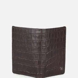 Van Heusen Men Textured Leather Two Fold Wallet image 4