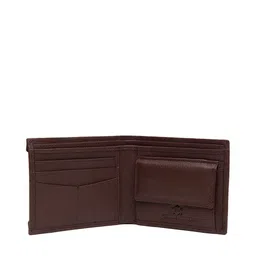 WildHorn Men Brown Textured  RFID Leather Two Fold Wallet image 4