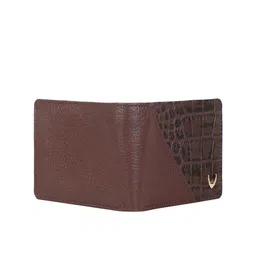 Hidesign Men Brown Textured Two Fold Wallet image 4