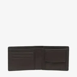 Teakwood Leathers Men Brown Textured Leather RFID Two Fold Wallet image 3