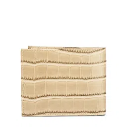 Caprese Men Abstract Textured Leather Two Fold Wallet image 2