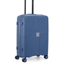 Nasher Miles Set Of 2 Navy Blue Textured Hard-Sided Trolley Bag image 4