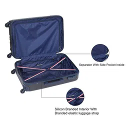 Tommy Hilfiger Wyoming Textured Hard-Sided Trolley Bag image 4