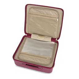 Samsonite Red Solid Hard-Sided Medium Trolley Bag image 2