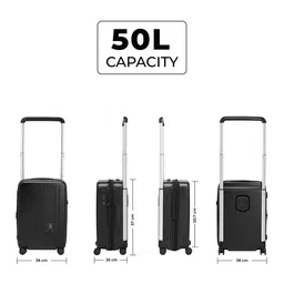 EUME Hard Sided Small Trolley Bag image 2