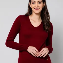 Crozo By Cantabil Full Sleeves Acrylic Pullover-image-13