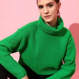 STREET 9 Women Acrylic Cable Knit Pullover-image-22