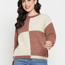 Madame Colourblocked Acrylic Pullover-picture-40