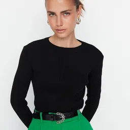 Trendyol Women Black Pullover-image-85