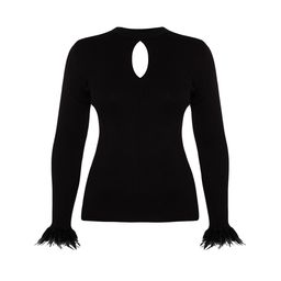 Trendyol Plus Size Round Neck Acrylic Pullover Sweaters-picture-18