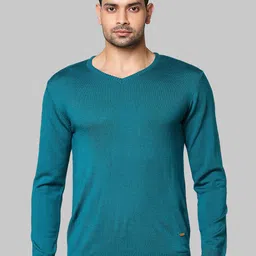 Park Avenue Men Green Pullover-image-99