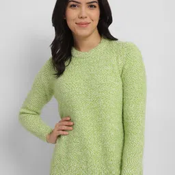 Allen Solly Woman Cable Knit Long Sleeves Pullover-image-34