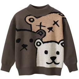 StyleCast Boys Graphic Printed Cotton Pullover Sweater-picture-5