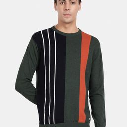t-base Men Striped Cotton Pullover Sweater-picture-23