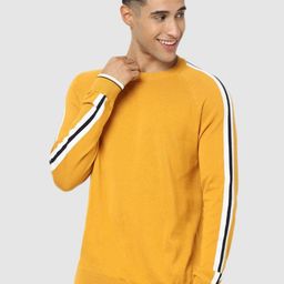 Celio Men Yellow & White Pullover-picture-38