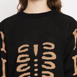KASMA Quirky Woollen Longline Pullover image 3