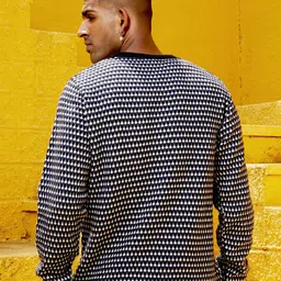 Campus Sutra Self Design Woollen Pullover Sweater image 5