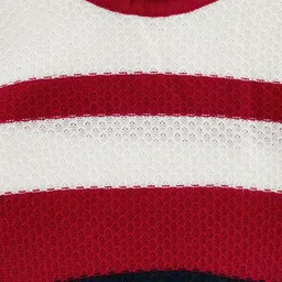 Pantaloons Junior Boys Blue & Off White Striped Pullover image 3